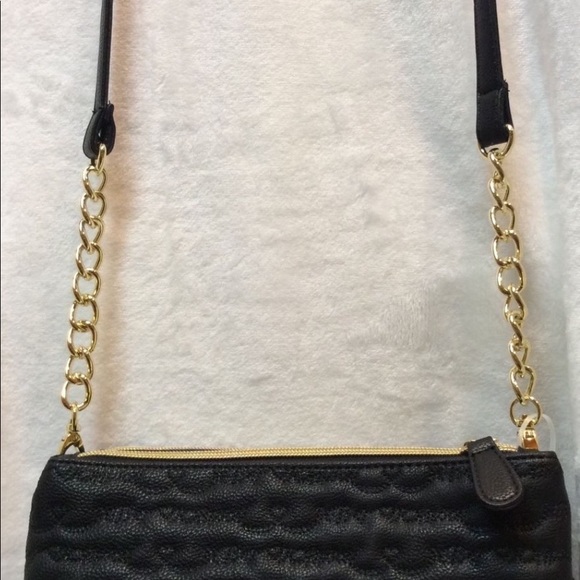 NEW Betsey Johnson 2 Entry Quilted Crossbody Bag - Picture 2 of 4